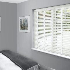 made to measure faux wooden blinds