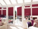 made to measure pleated blinds organza velvet