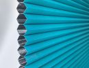pleated blinds blue honeycomb